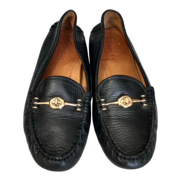 Coach Black Leather Women's Shoes - Picture 3 of 13